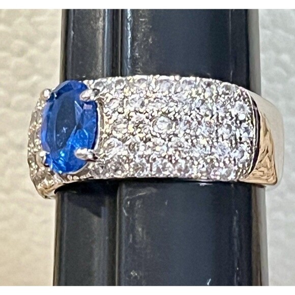 BOMB PARTY RBP6695 "This is Something Special" LC Blue Topaz RG SZ 6 - Picture 2 of 9